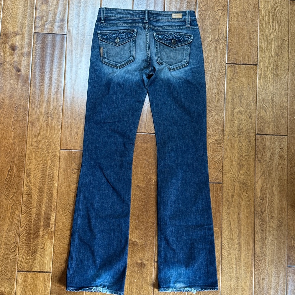 PAIGE Straight Low Rise Denim Jeans 29x33